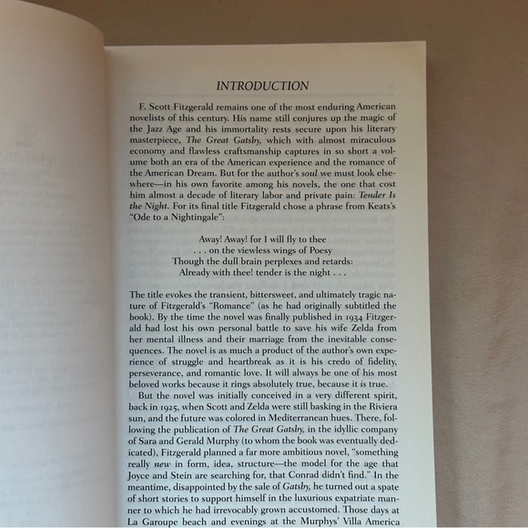 Tender Is The Night by F. Scott Fitzgerald | Fiction, Romance | Paperback Book - Picture 5 of 6